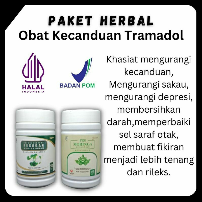 OBAT PENGHILANG KETERGANTUNGAN TRAMADOL - OBAT KECANDUAN TRAMADOL - OBAT SAKAU