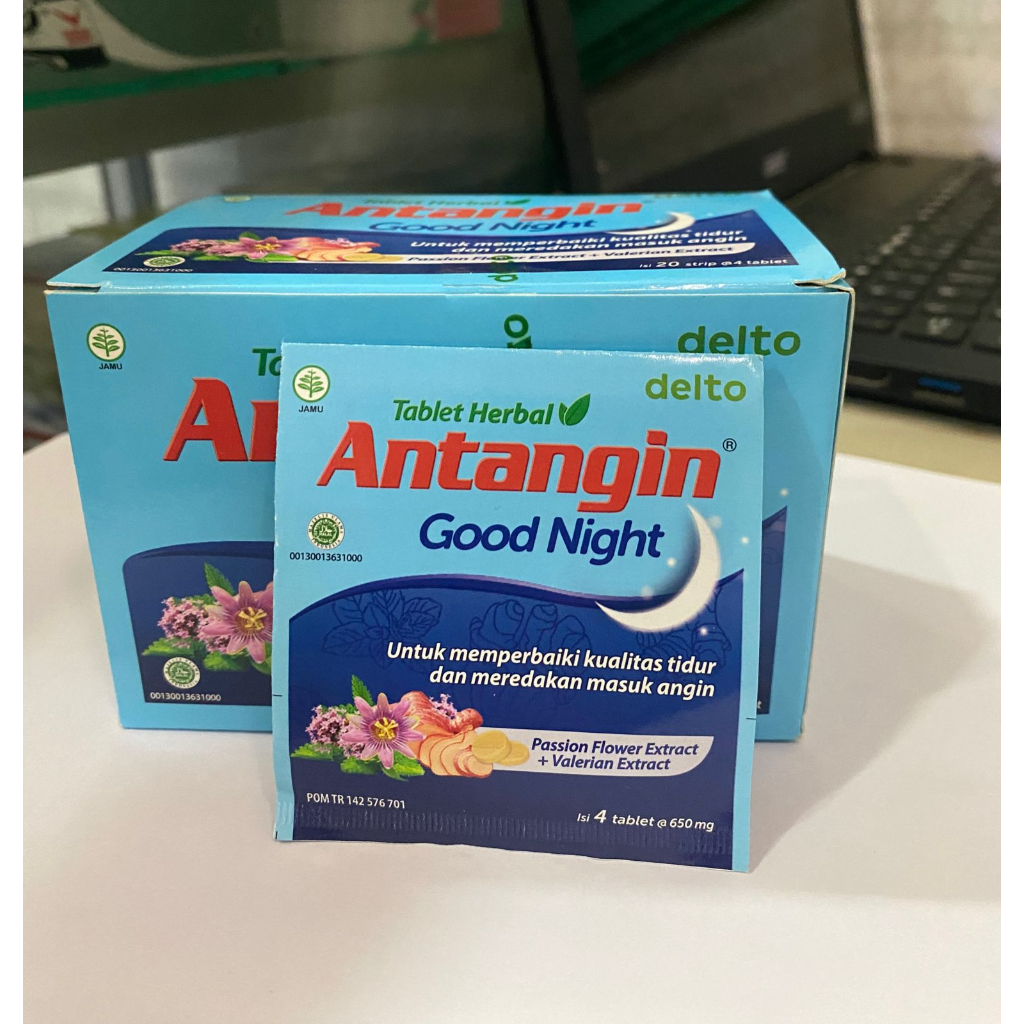 Antangin Good Night Strip isi 4 tablet/Memperbaiki kualitas tidur