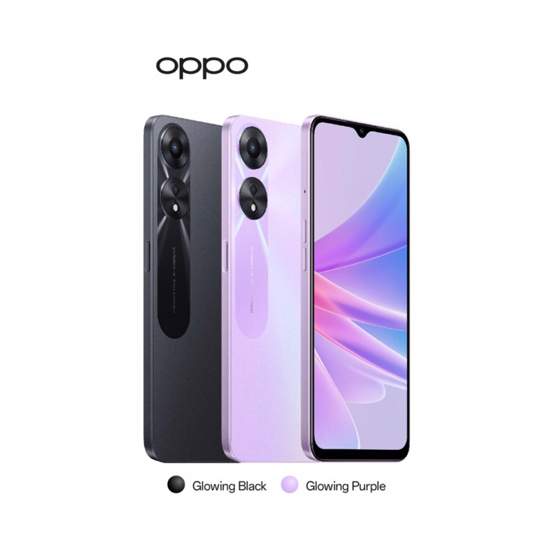 Oppo A78 5G | 8GB+128GB | Dimensity 700 | 50MP Dual Camera | NFC | IP54 | Li-Po 5000mAh | Garansi Resmi Oppo 1 Tahun