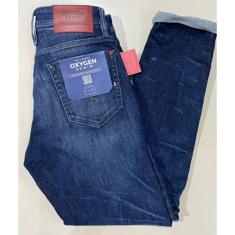 celana oxygen original new produk model slimfit bahan jeans strech 699,900