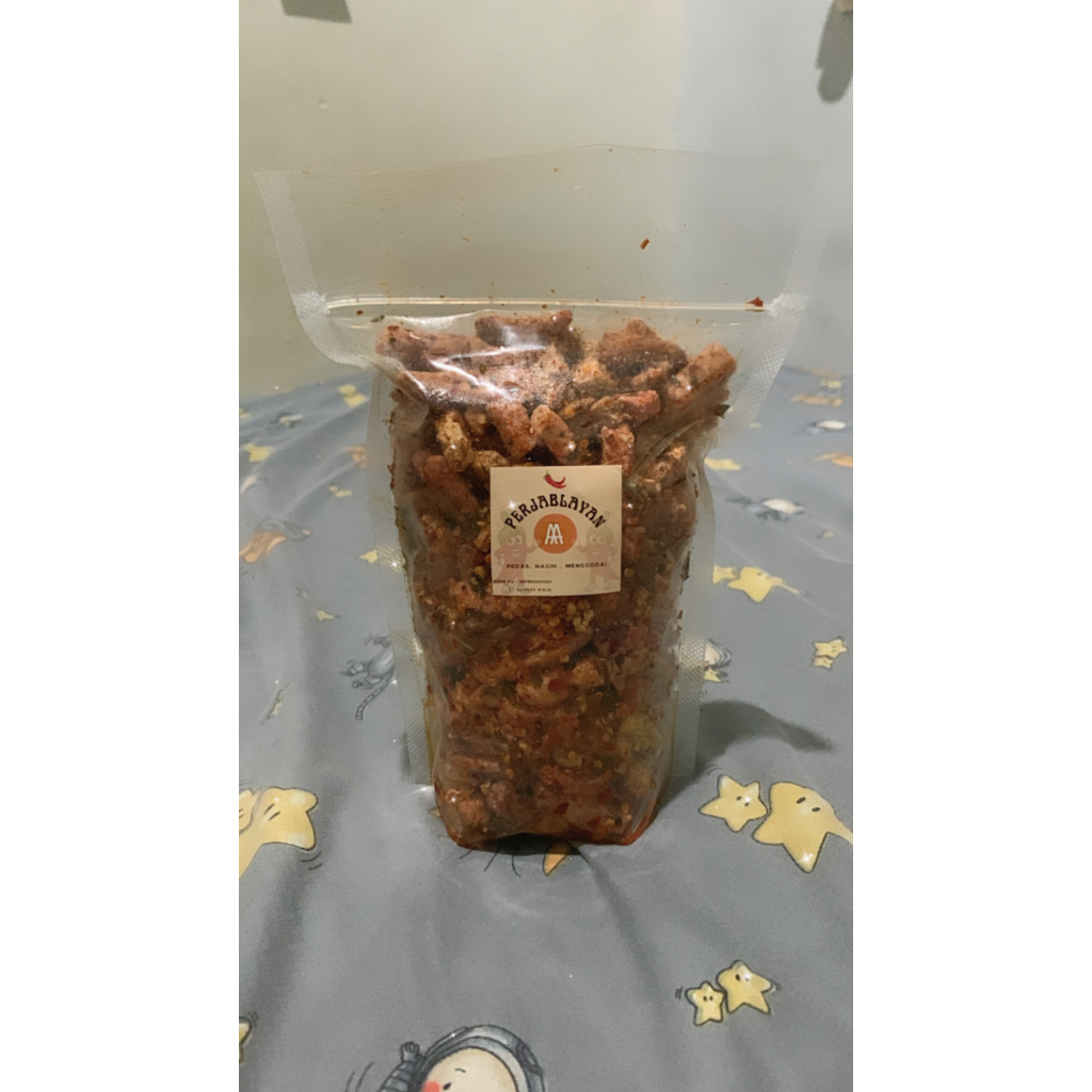 

Basreng Pedas Daun Jeruk uk.Besar