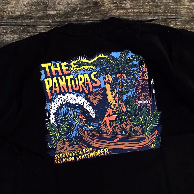 THE PANTURAS X SHAKA STUDIO TSHIRT BLACK