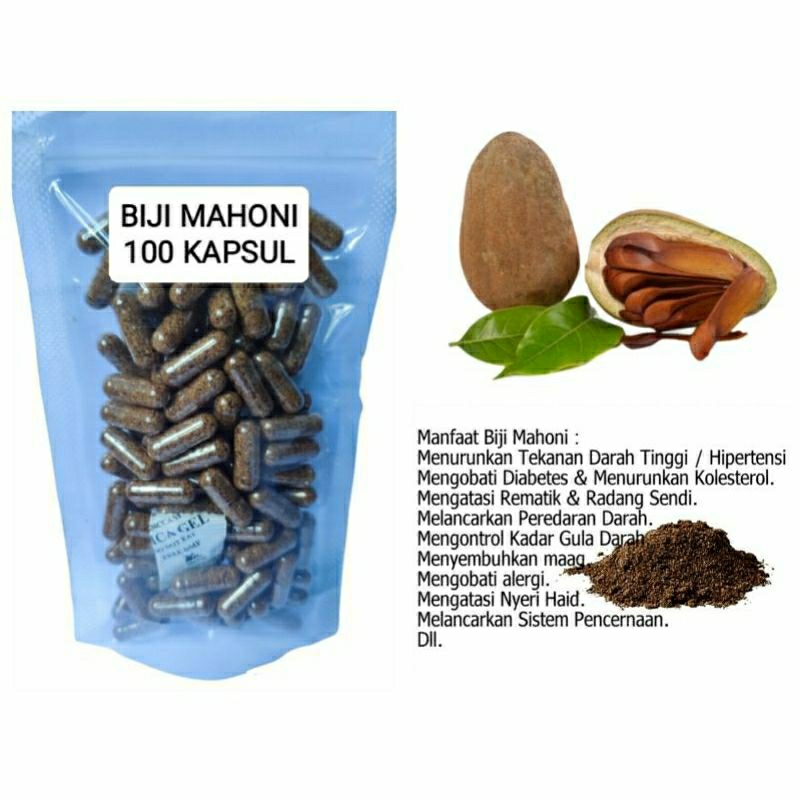 

BIJI MAHONI 100 KAPSUL OBAT HERBAL TERBAIK TOPP SELLER JATIM (PREMIUM QUALITY)