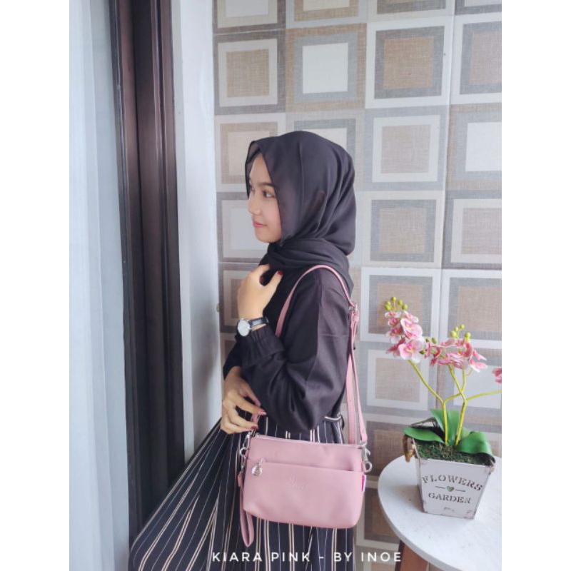 Kiara Bag By Inoe Tas Slempang Wanita Chocoly Anti Air Polos