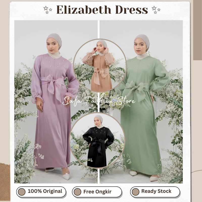 ELIZABETH DRESS / GAMIS ORGANZA LEBARAN RAYA KONDANGAN BUSUI