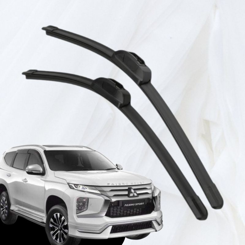 Wiper Frameless Full Karet Mitsubishi All New Pajero Sport uk. 22&quot;-18&quot;