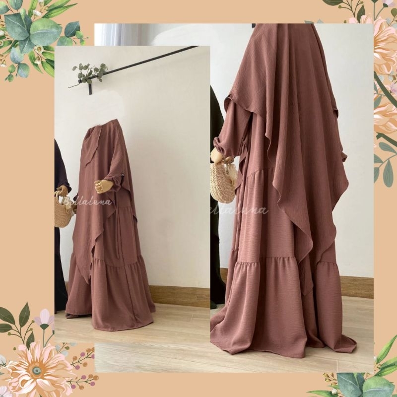 FK Instan Triangle 2in1 Niqab Bellaluna.id