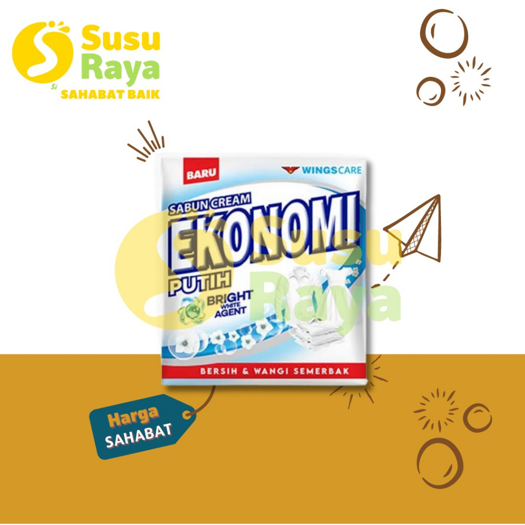 EKONOMI SABUN COLEK 380GR LEMON/LAVENDER/FRESH CITRUS/CREAM PUTIH/SIWAK &amp; JERUK NIPIS