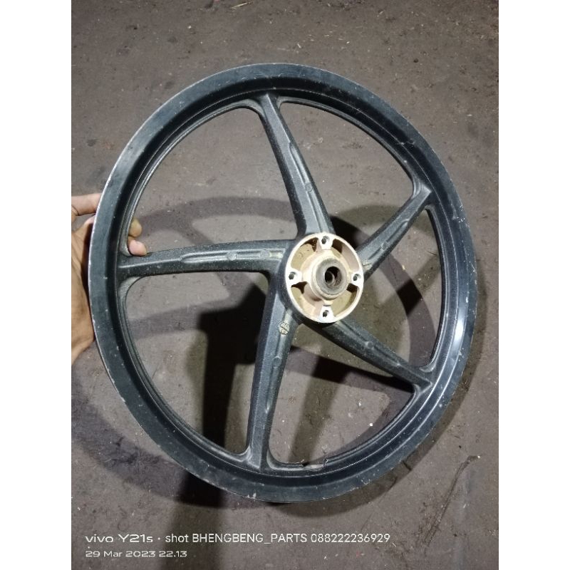 velk velg depan supra x125 pnp karisma Blade dan revo original copotan HONDA AHM PAKO ENKEI