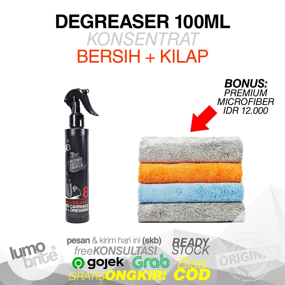 Cairan Pembersih Mesin Motor Mobil LUMOBRITE 8 Heavy Degreaser Spray Pembersih Kerak Karat Mesin Blok Motor Mobil Kolong Ban Roda Engine Degreaser Cleaner Oli