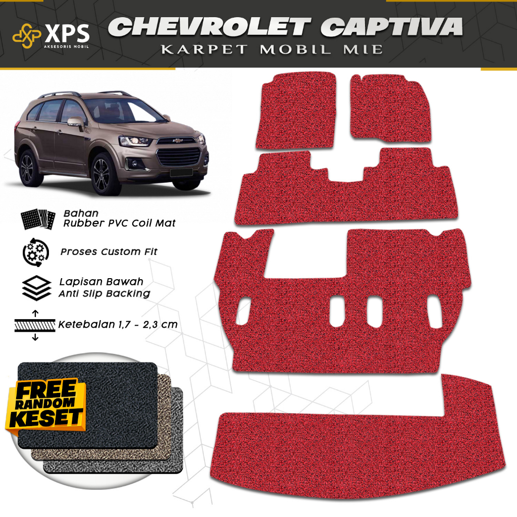 Karpet Mie Mobil Chevrolet Captiva Full Set Coilmat Aksesoris Mobil Chevrolet Captiva 2 warna