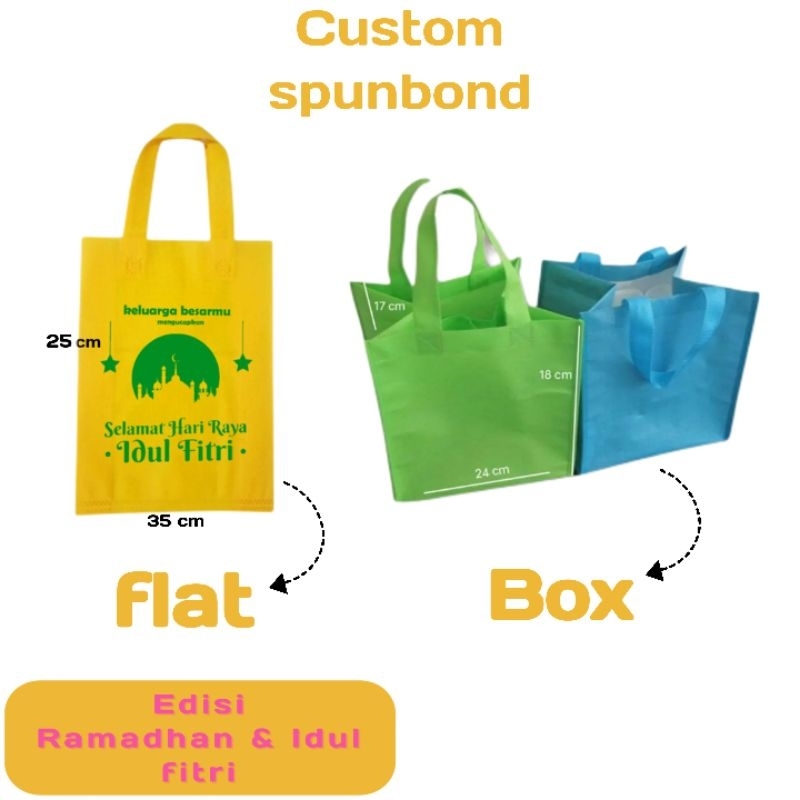 

Spunbond Custom sablon 25 x 35 cm