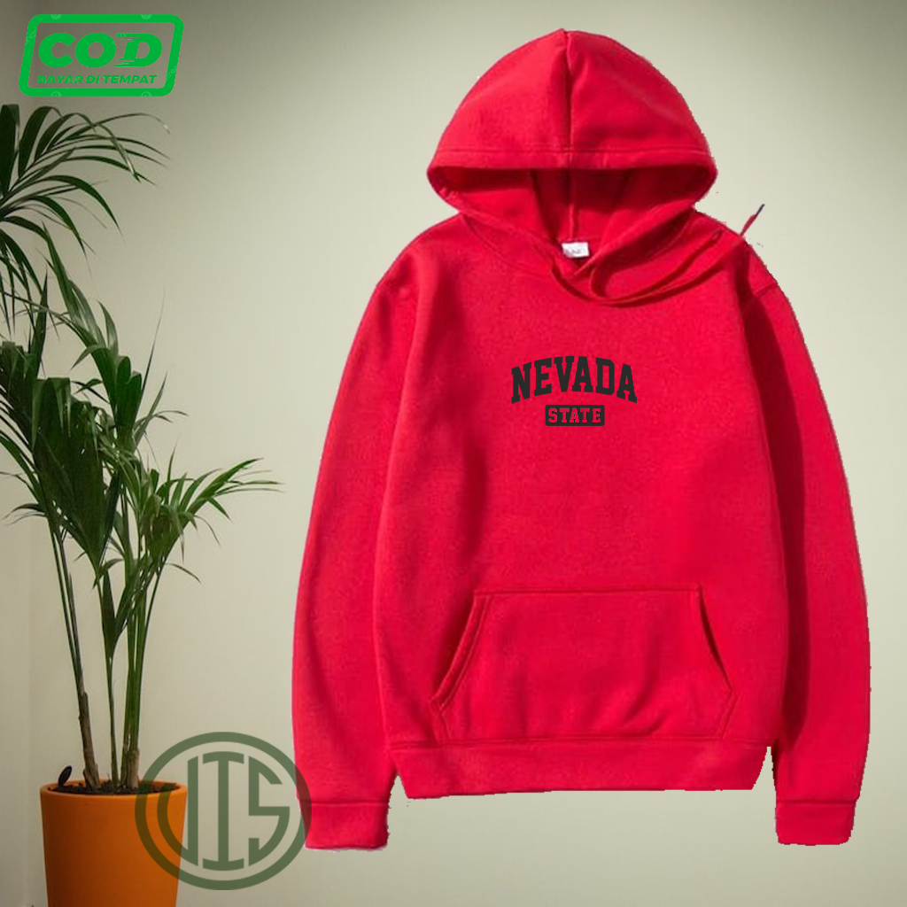 Sweater Hoodie NEVADA 0001 MOTIF HITAM// Sweatshirt Hoodie Pria/Wanita//Switer  Trendi Masa Kini Sty