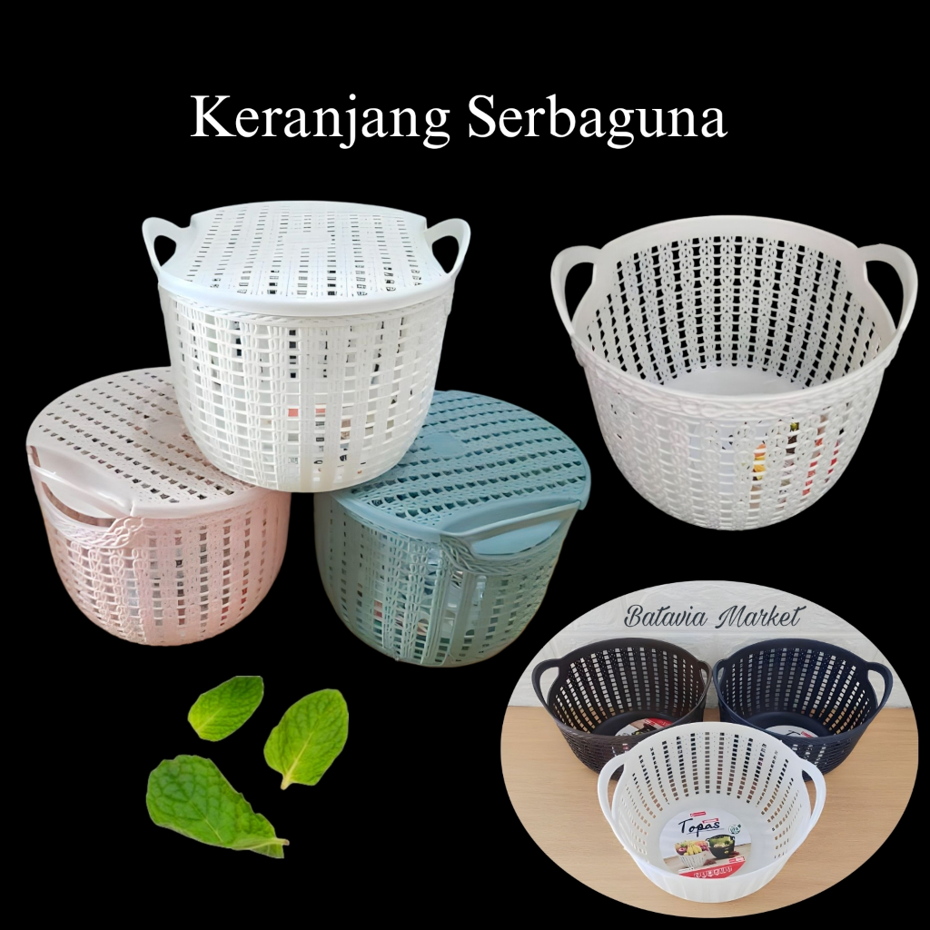 Storage Box Serbaguna / Keranjang Buah Souvenir Serbaguna / Keranjang Sabun