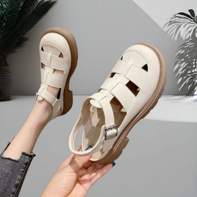 Sandal Sepatu Wanita Versi Korea /Sepatu Loafers Wanita Fashion Import Wedges Wanita