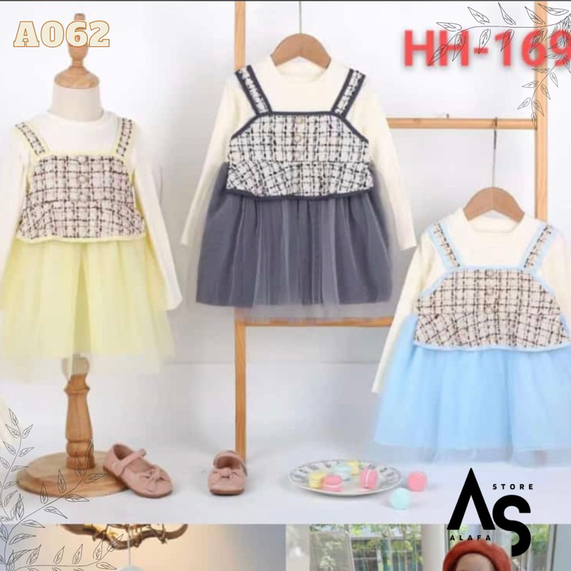 Dress anak perempuan Import A062