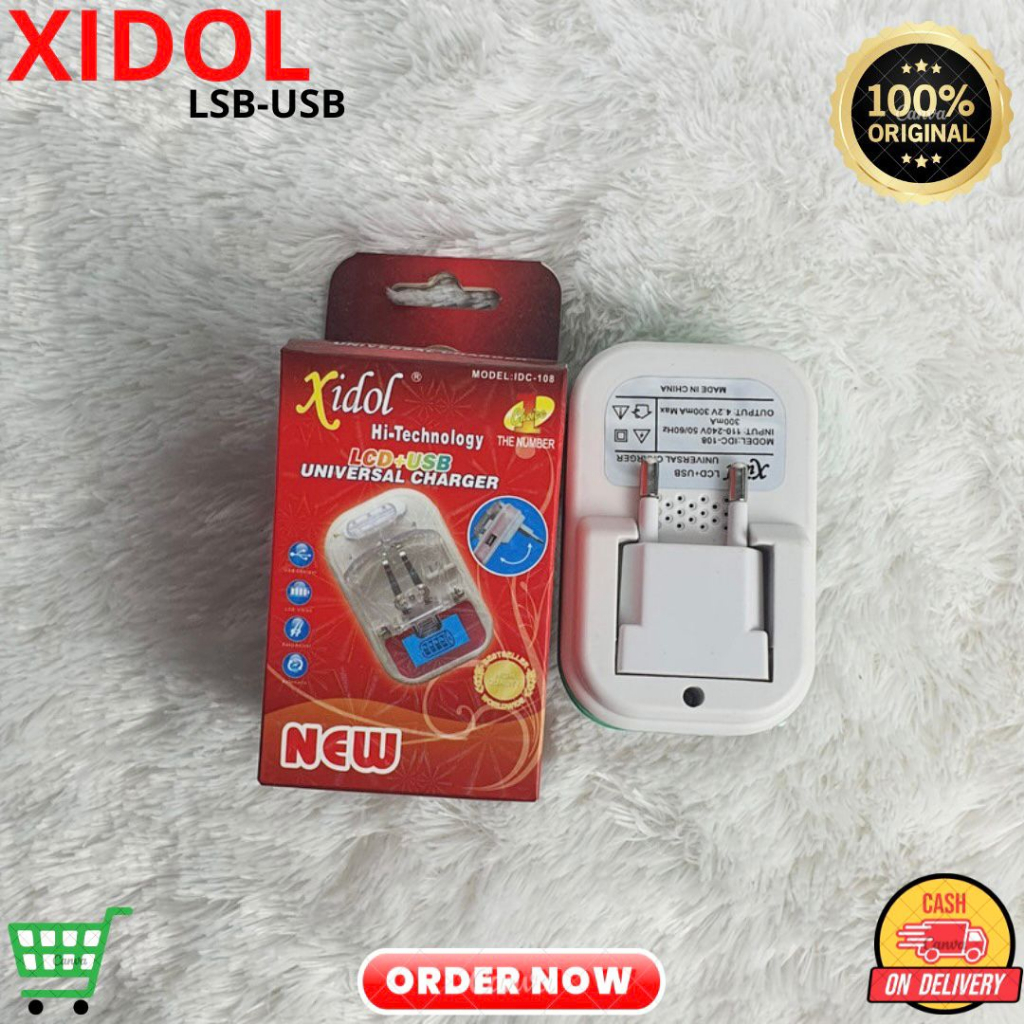 CHARGER KODOK LCD DISPLAY UNIVERSAL CHARGER XIDOL IDC-108