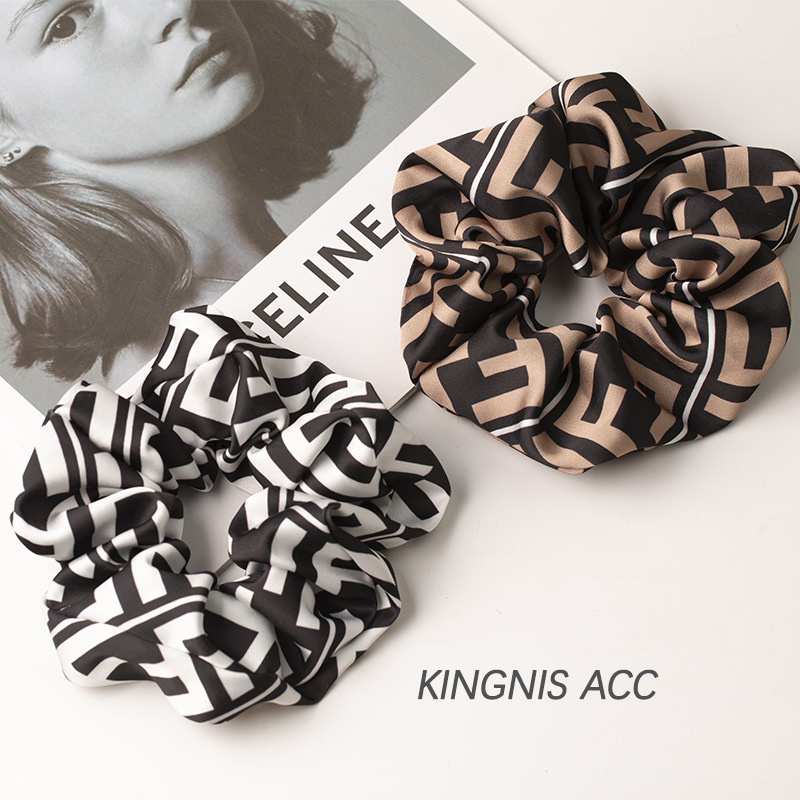 Calioops Scrunchies Karet Ikat Rambut Elastis Korea Wanita Elegan Fifi