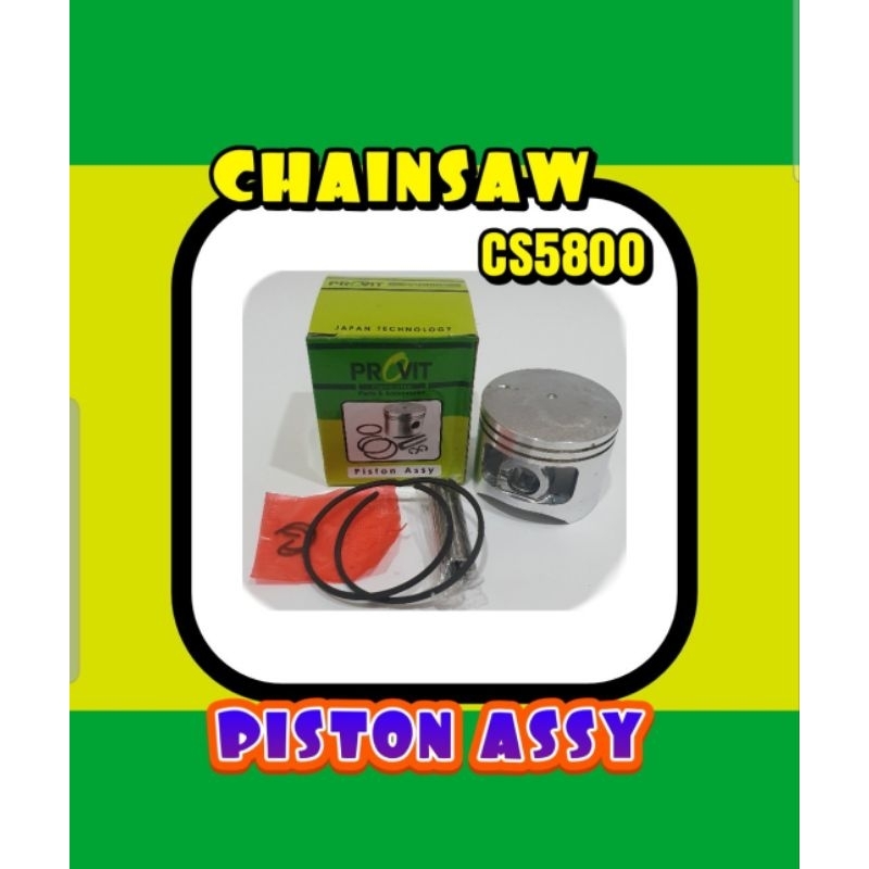 CS5800 PISTON ASSY WITH RING SEHER MESIN CHAIN SAW CS 5800