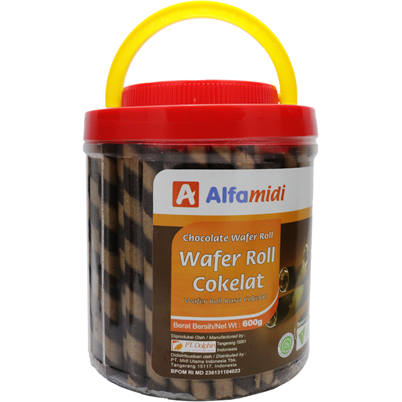 

Alfamidi Wafer Roll Cokelat 500 g
