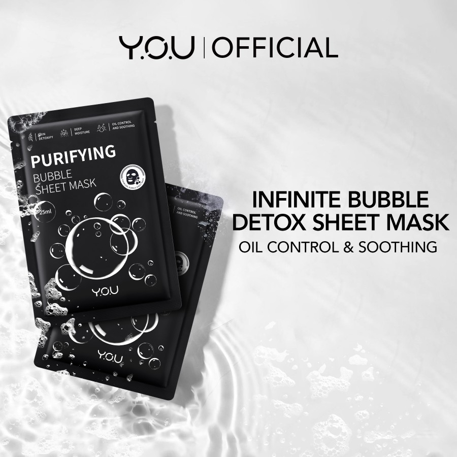 YOU Purifying Bubble Sheet Mask - Masker Pengontrol Minyak