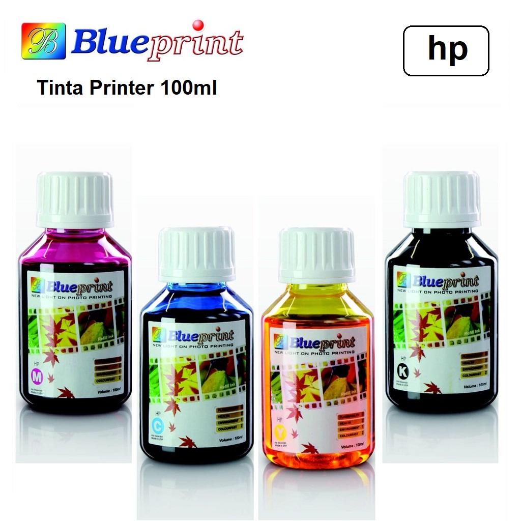 Tinta Printer hp Blueprint Refill Ink 100ml