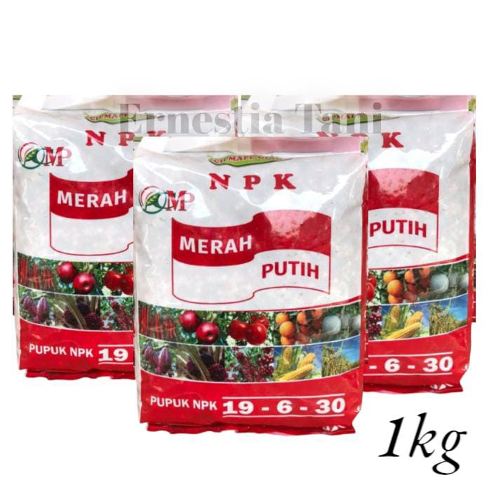 NPK Merah Putih CMP 19 6 30 Kemasan 1 Kg