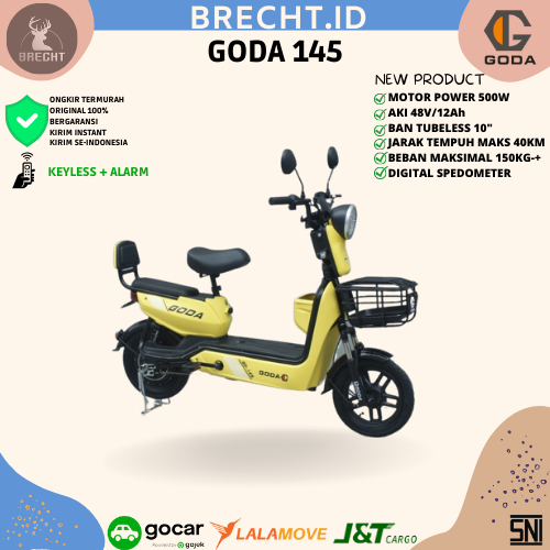 Sepeda Listrik Electric Bike Goda GD 145 Golden Falcon