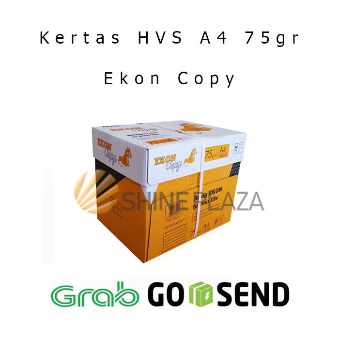 

Kertas HVS A4 75gr Ekon Copy - Kertas Fotocopy Putih A4 70gr Kualitas Paper One 1 Dus