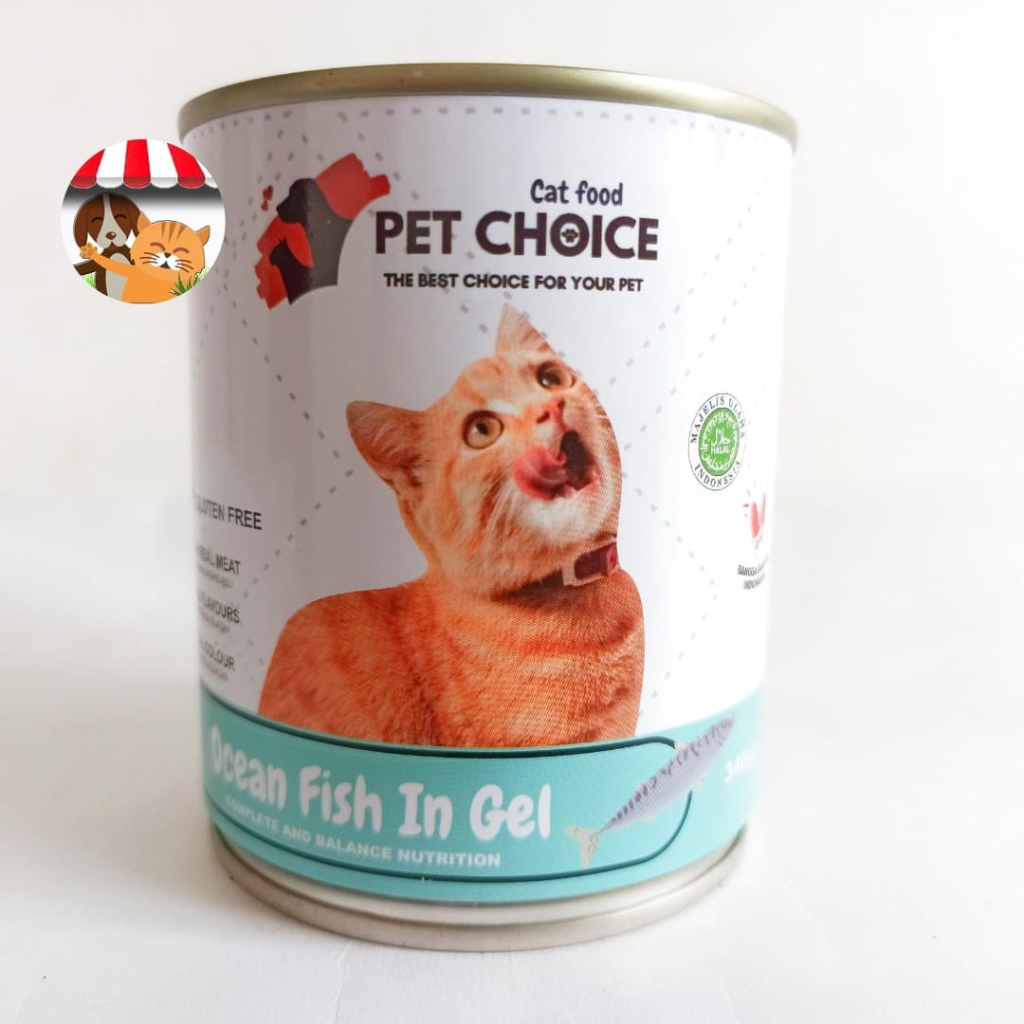 Pet Choice 340gr Wet Cat Food - Makanan Kucing Kaleng