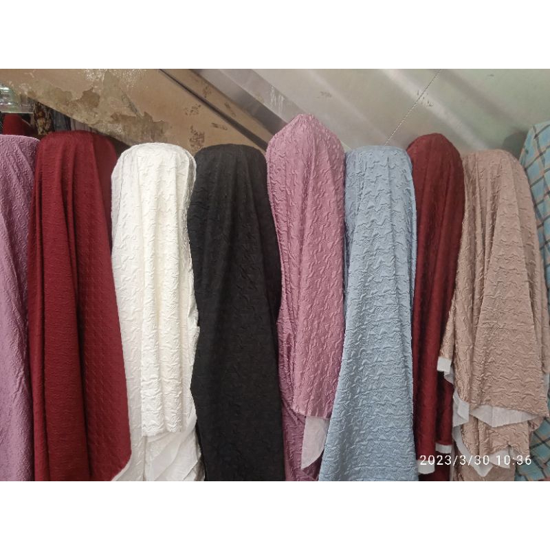 bahan kain jaguar EMBOSS