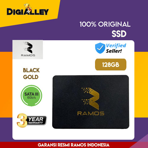 SSD RAMOS 128GB SATA III 2.5" 128 GB BLACK GOLD ORIGINAL
