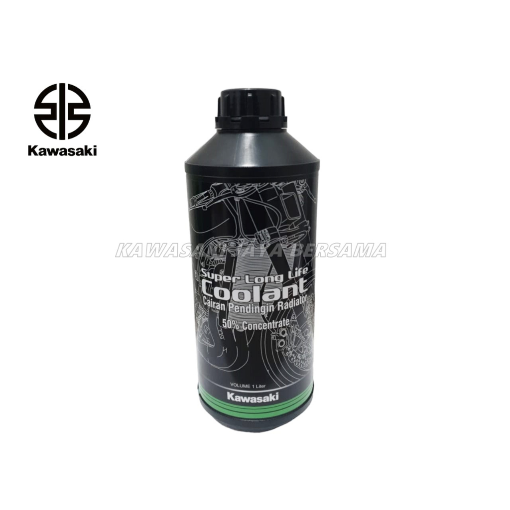 AIR RADIATOR COOLANT NINJA R SS RR NEW OLD ZX CBU 150 NINJA 250 KARBU FI 1 LITER ORI ORIGINAL KAWASA