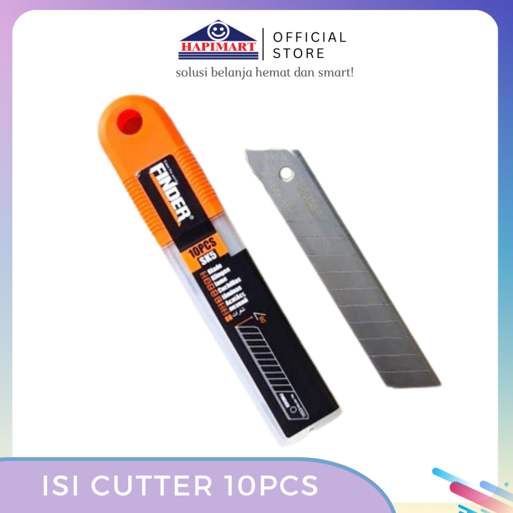 

Isi Cutter Pisau Kecil Dan Besar/Refill Cutter Merk Finder Isi 10Pcs