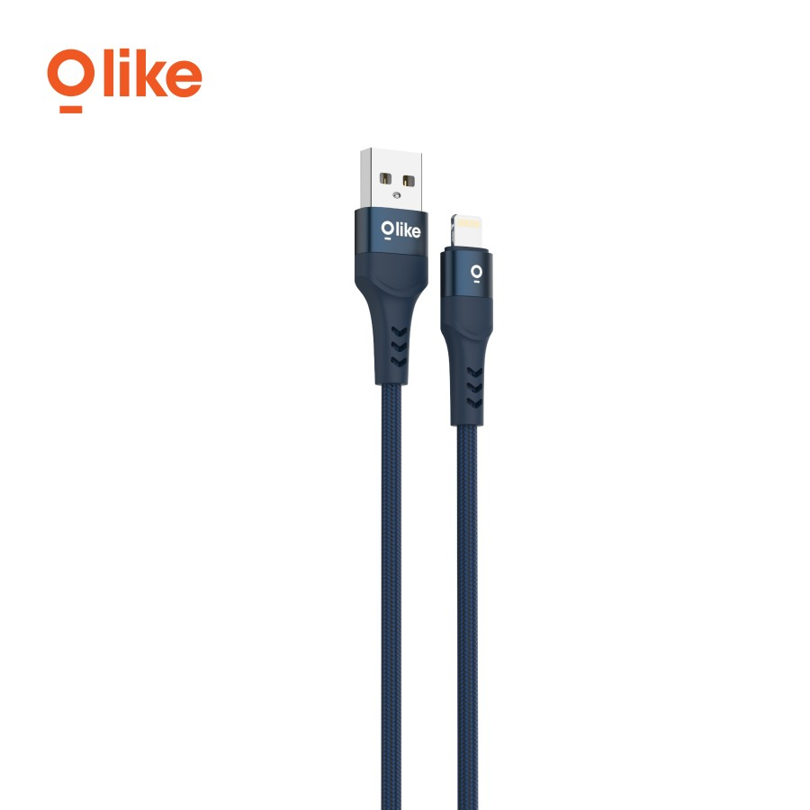 Olike D102L Lightning Kabel Data Cable 1M Braided Fast Charging D102