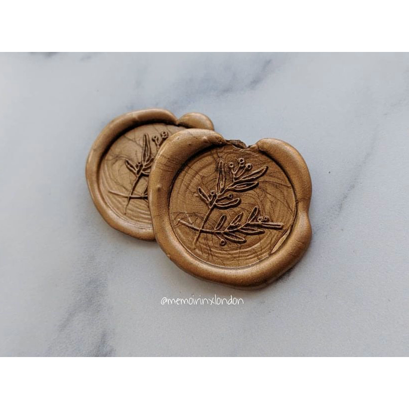 

(CLG) Thistle - Seal wax coin Siap Pakai segel undangan Tanpa minimum Harga /Pcs