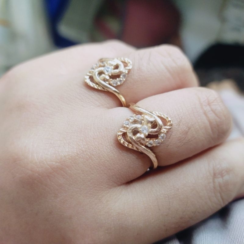 Cincin Emas Swasa Terbaru Terlaris Luar Emas Dalam KUNING selamanya