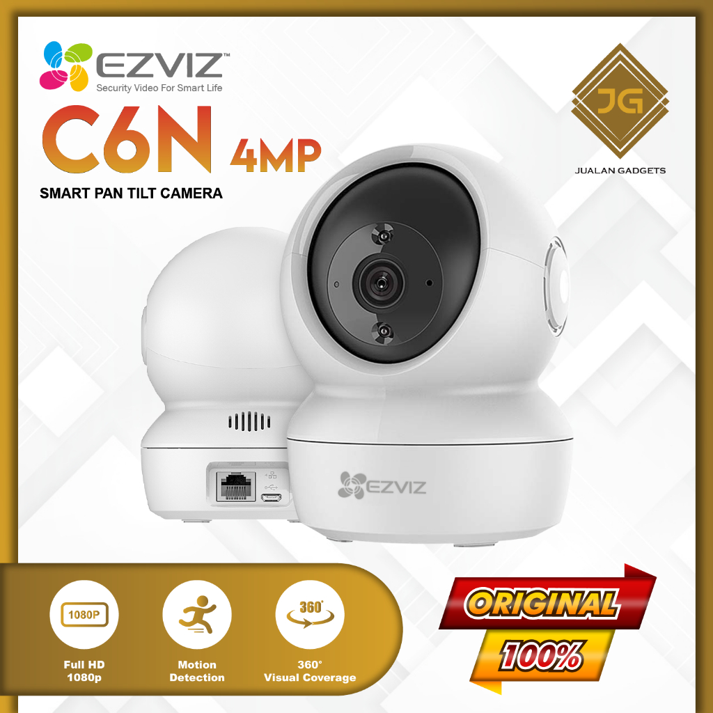 CCTV EZVIZ C6N 1080P Smart Wireless IP Camera - Garansi Resmi