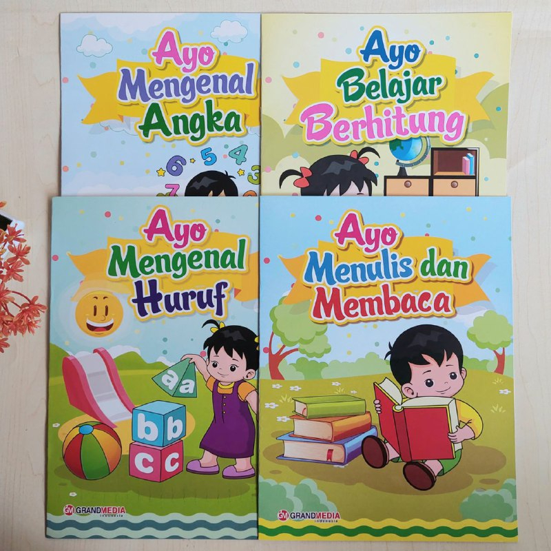 Paket AYO BELAJAR Ayo menulis dan membaca Ayo mengenal huruf Ayo mengenal angka Ayo belajar berhitun