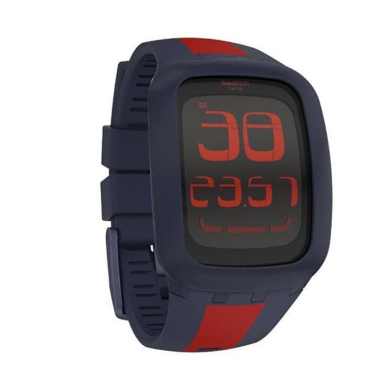 JAM TANGAN PRIA SWATCH SURN101D DIGITAL TOUCH SCREEN ORIGINAL