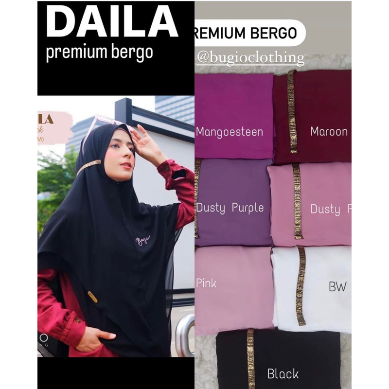 Preloved Daila Bergo by Bugio Original Black