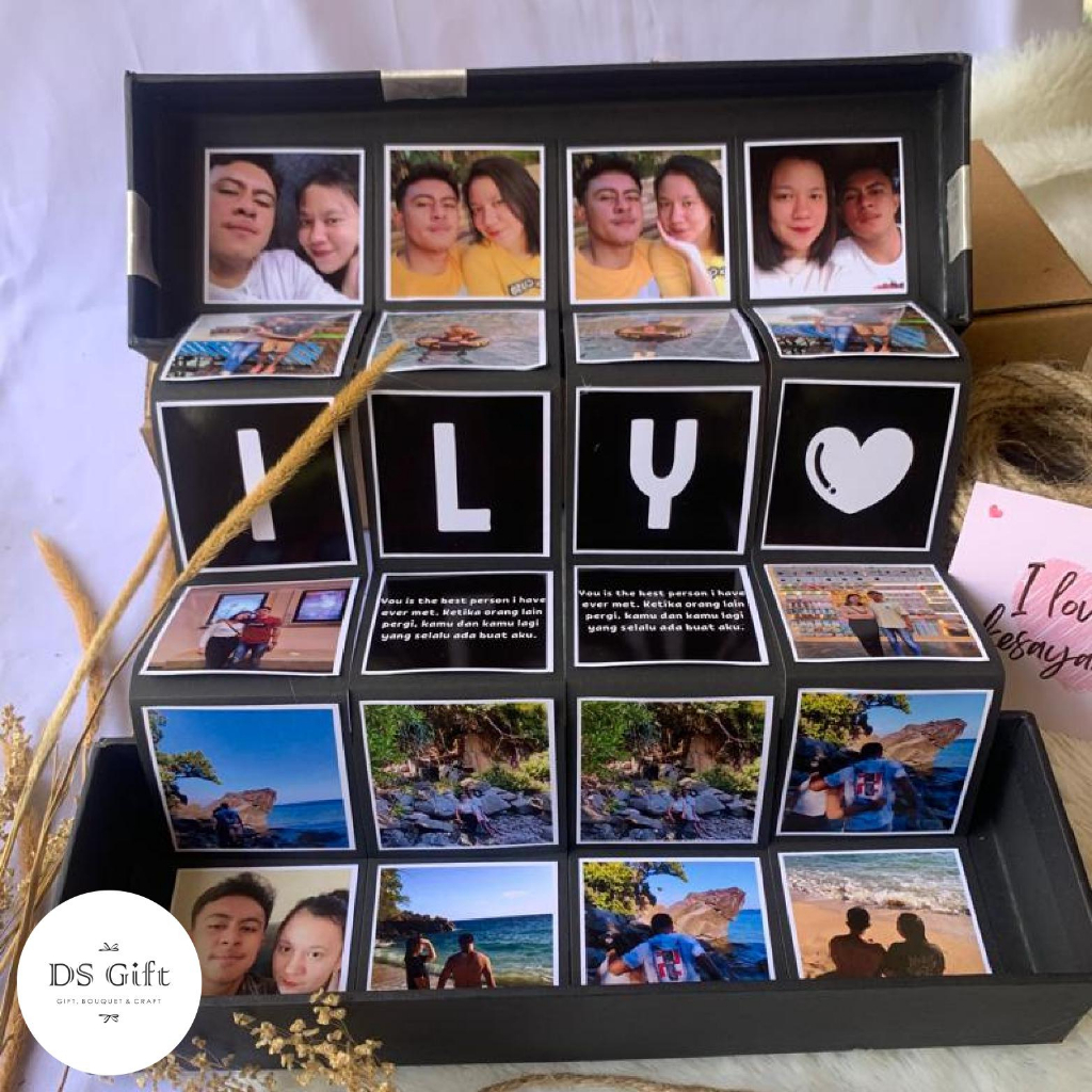 

Gift Special Memory Foto Box Kado Ultah Sahabat / Hadiah Anniversary Buat Pacar Cowok Cewek Panjang Murah