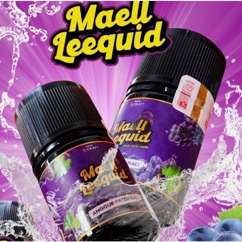 LIQUID MAELL LEEQUID ANGGUR PATEN KALI 3MG 60ML