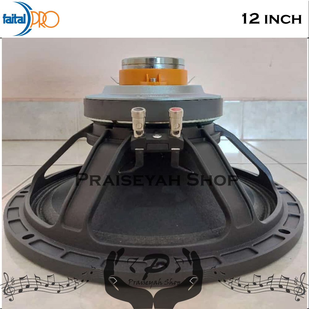 Faital Coaxial Woofer Speaker Komponen 12 inch 12HX230