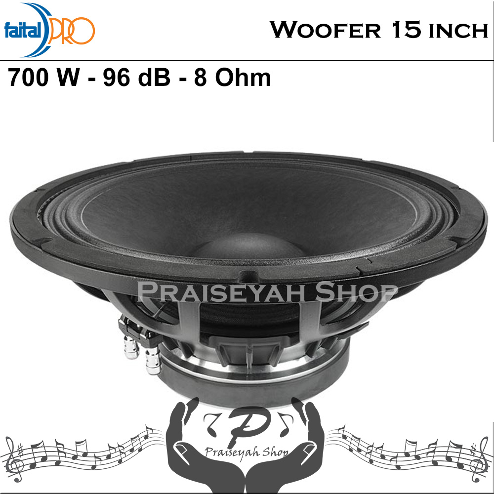 Faital Woofer Speaker Komponen 15 inch 15HP1010 8 ohm