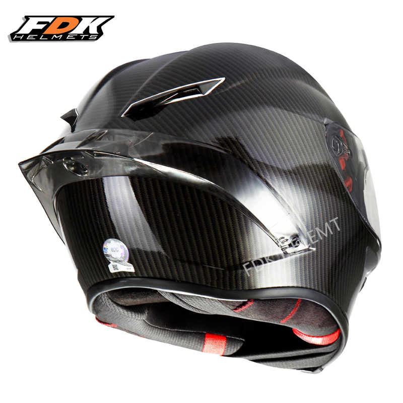 FDK Helm Full Face Glossy Black Pista Model Motor Helm Tersedia Untuk Pria Dan Wanita Bisa Cod