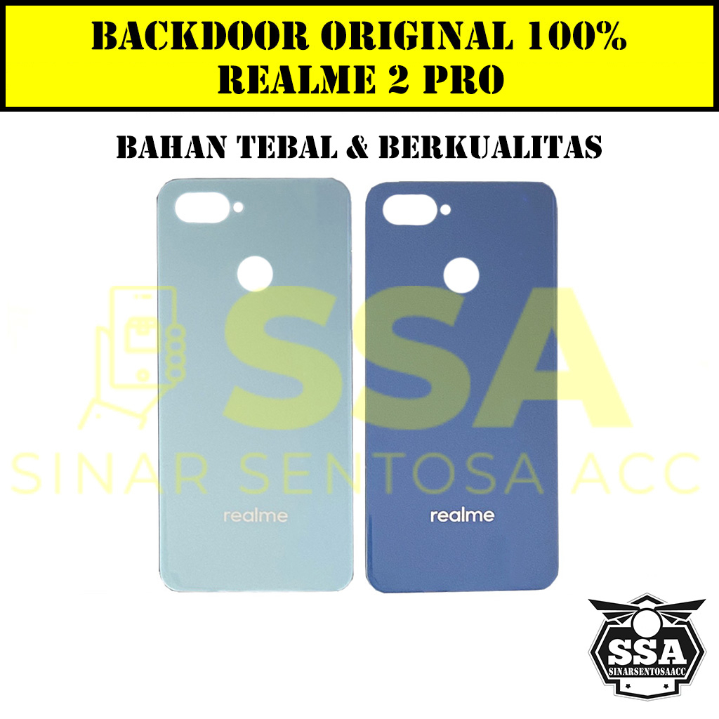 Backdoor Original 100% Realme 2 Pro Tutup Baterai Tutup Belakang Backcover Back cover Real Me 2Pro Realme2Pro