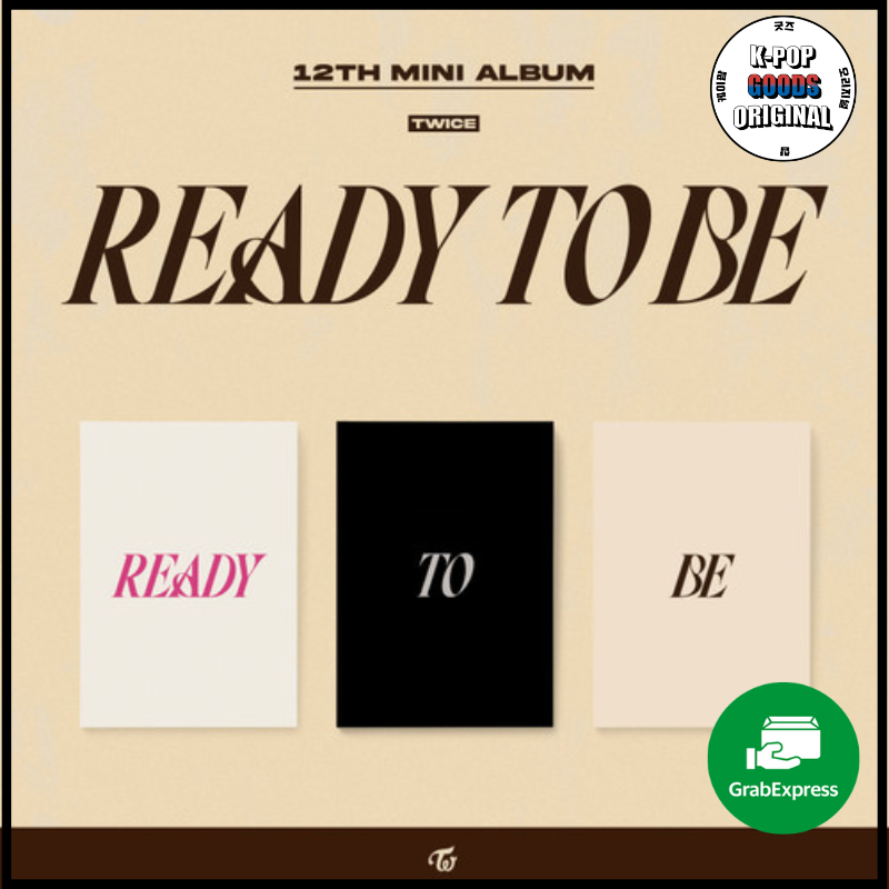 [READY STOCK] TWICE - READY TO BE (12TH MINI ALBUM) CD + POSTER &amp; POB