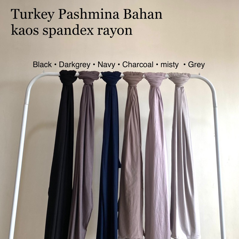 TURKEY PASHMINA KAOS SPANDEX RAYON