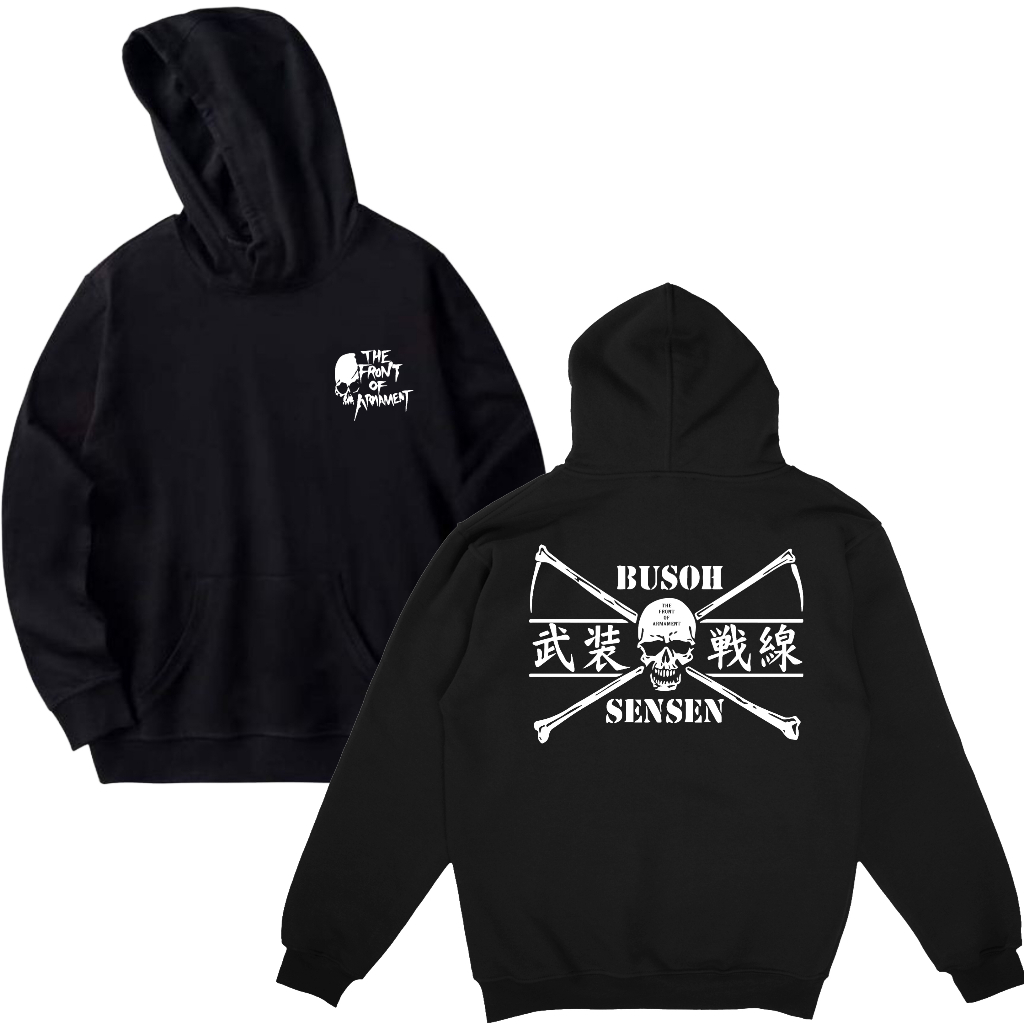 Jaket Hoodie Busoh Sensen TFOA The Front Of Armament Crow Zero Jaket Suzuran High & Low The SWORD Co